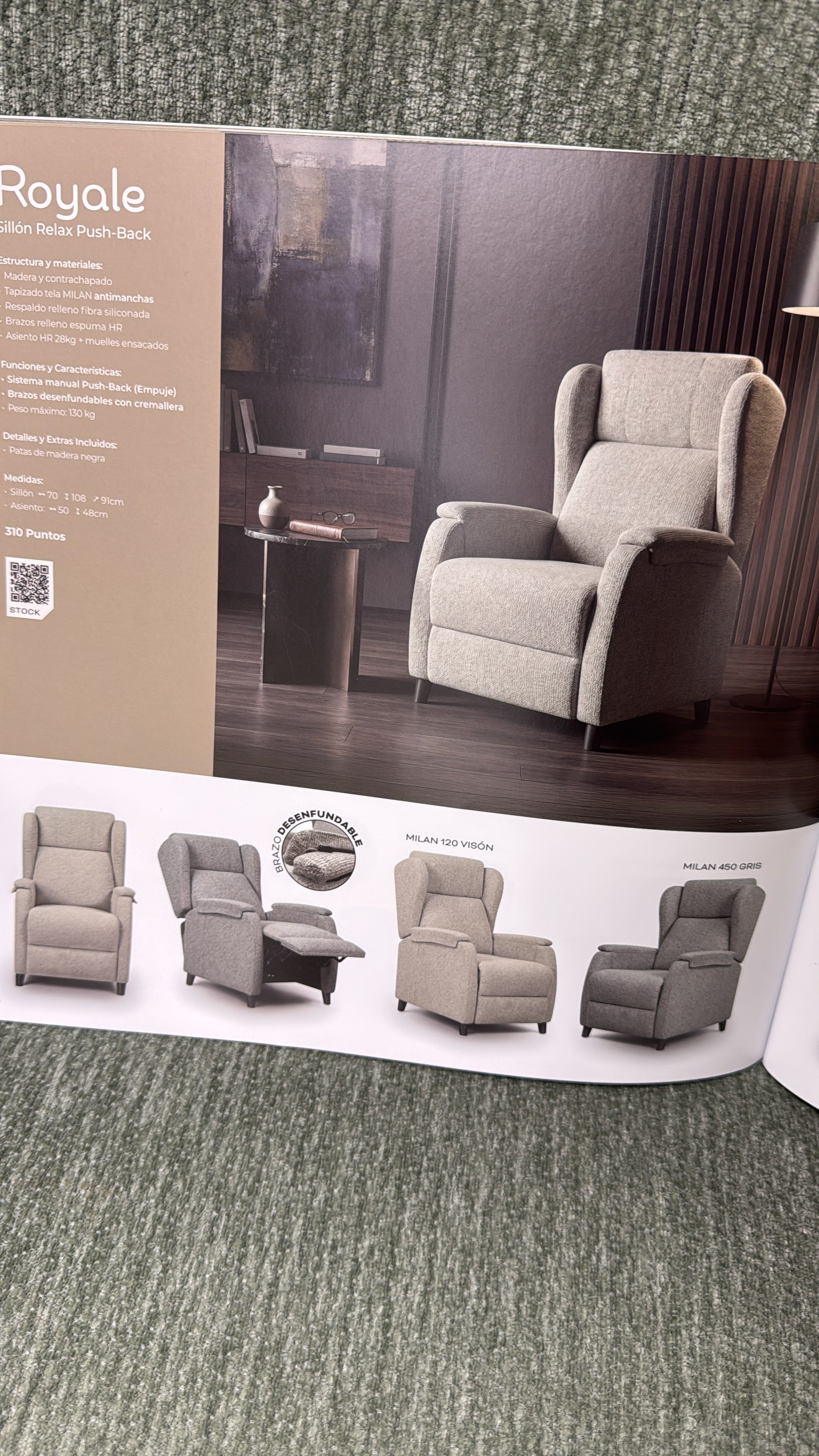 Sillón Relax Push-Back Royale