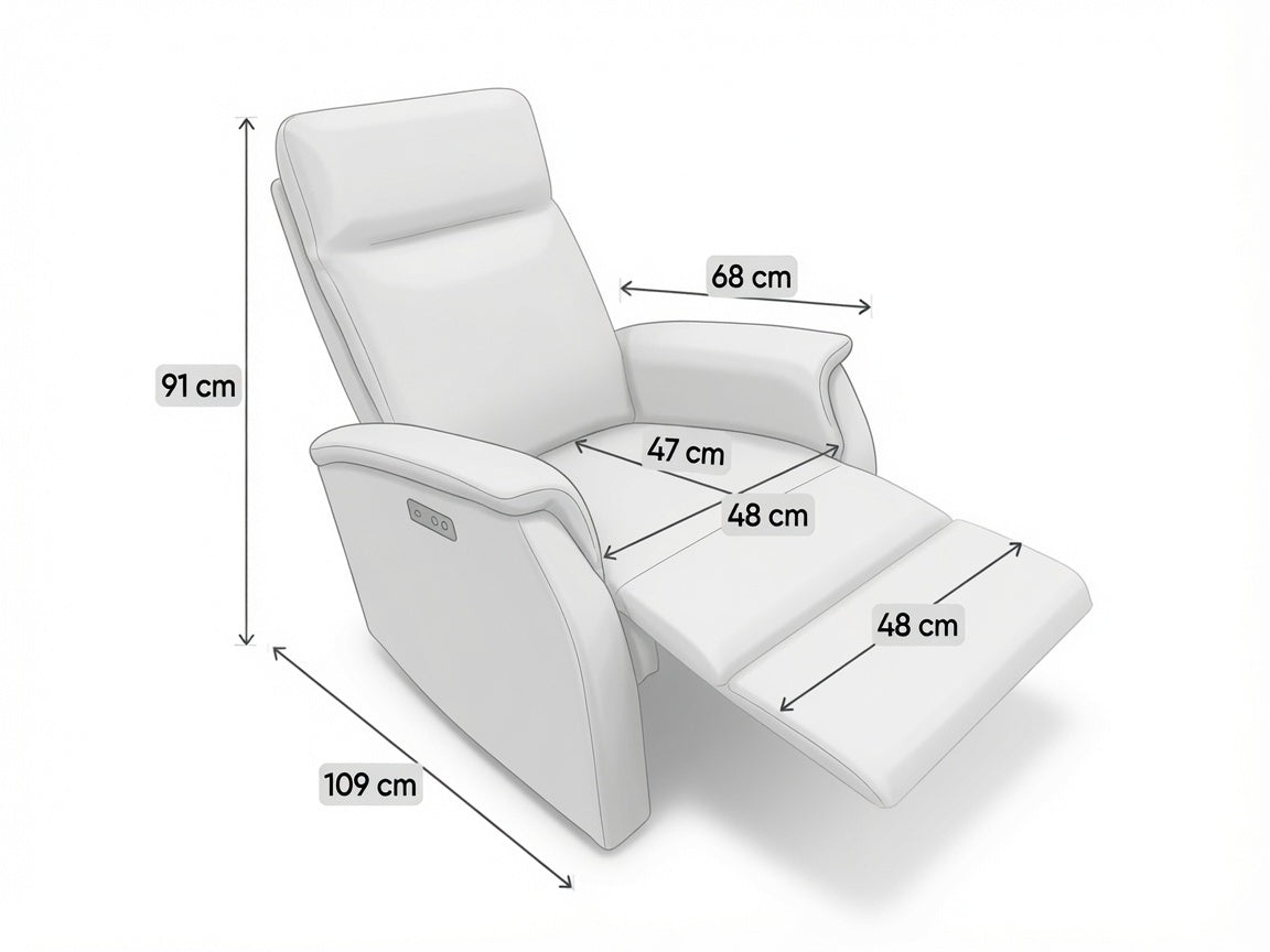 Ivory Sillón Relax 1M + Power-Lift