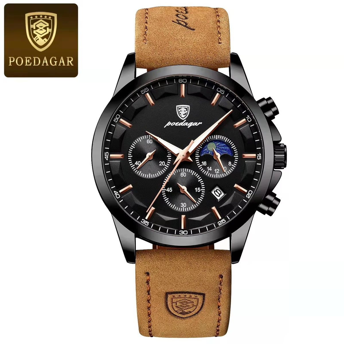 Reloj Poedagar 928L - Black black