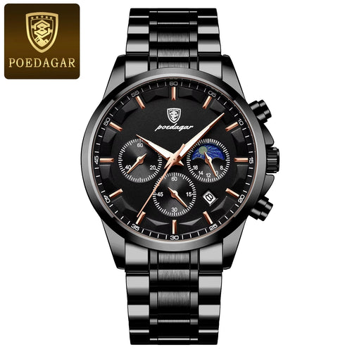 Reloj Poedagar 928 - Black black