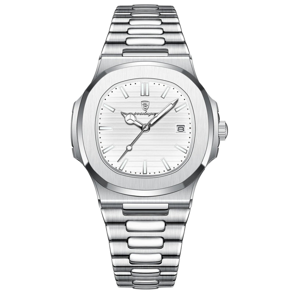 Reloj Poedagar 613 acero - Plata/blanca