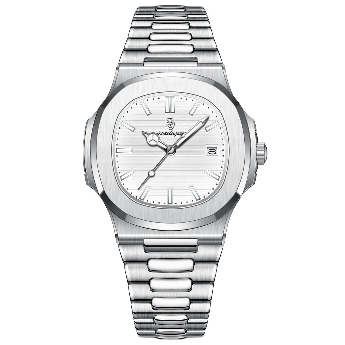 Reloj Poedagar 613 acero - Plata/blanca