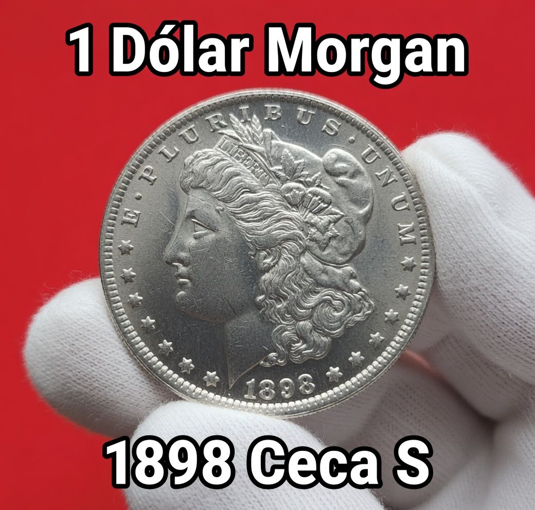 Réplica 1 Dólar Morgan 1898 Ceca S