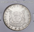 1753 Mexico 8 Reales "Columnario" Replica Coin (Ferdinand VI - Assayers M M)