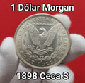 Réplica 1 Dólar Morgan 1898 Ceca S