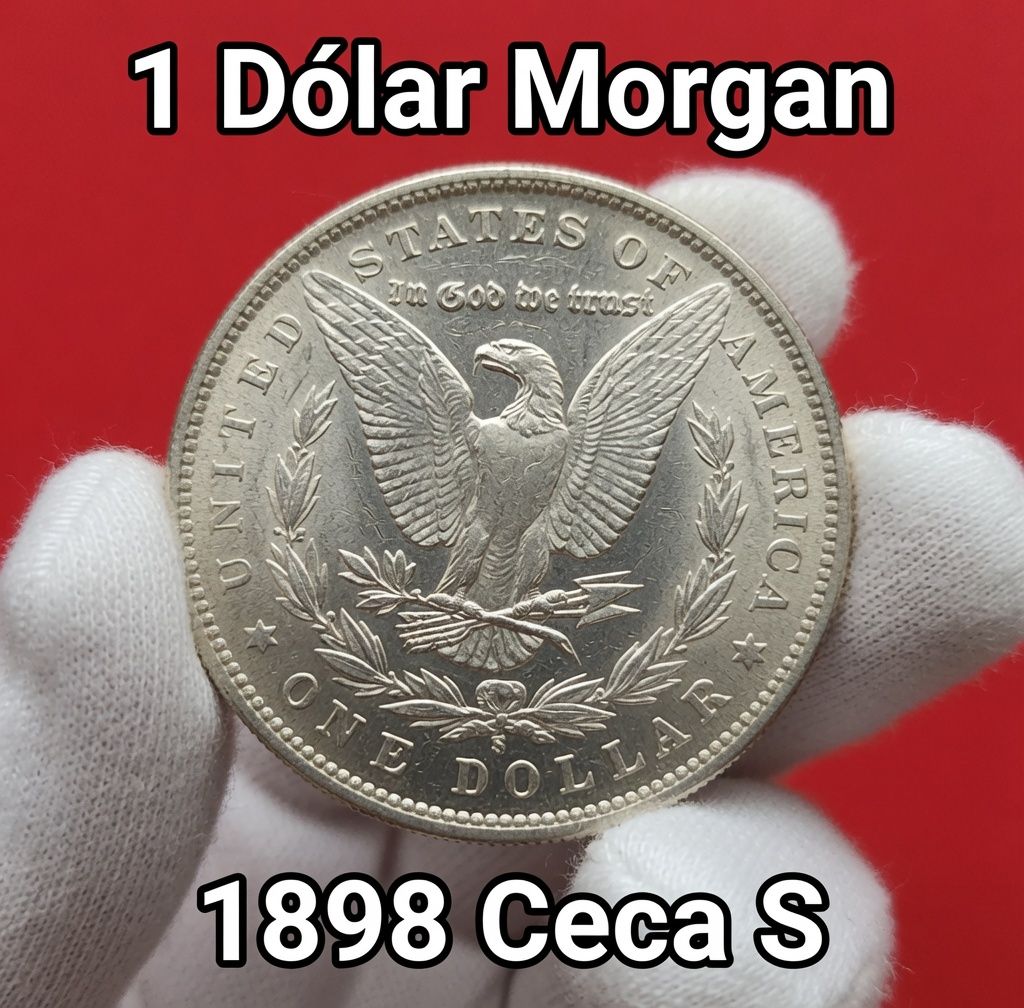Réplica 1 Dólar Morgan 1898 Ceca S