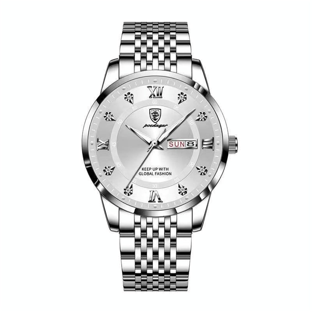 Reloj Poedagar 836 - Plata/blanca