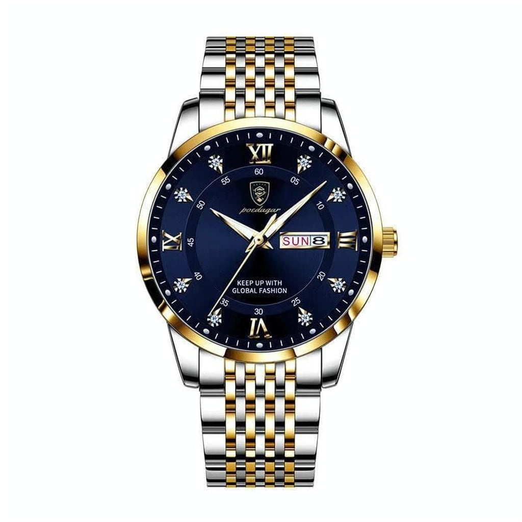 Reloj Poedagar 836 - Dorado/azul