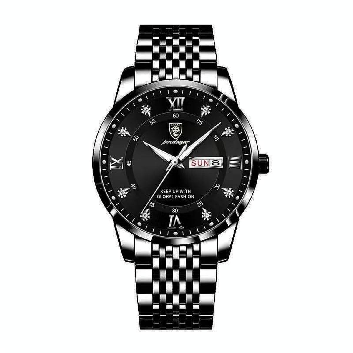 Reloj Poedagar 836 - Caja negra/negra